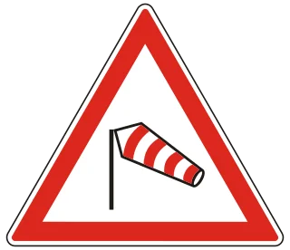 Oldalszél KRESZ-tábla